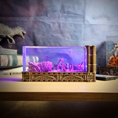 Paul Atreides Sandworm Dune Resin Lamp