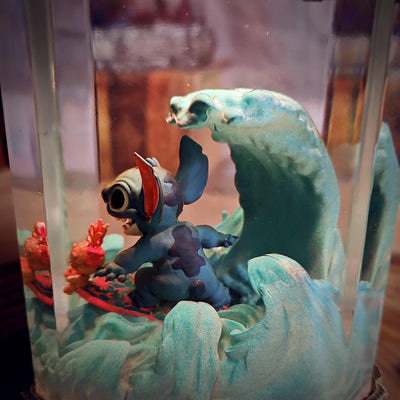 Cute Stitch Resin Lamp
