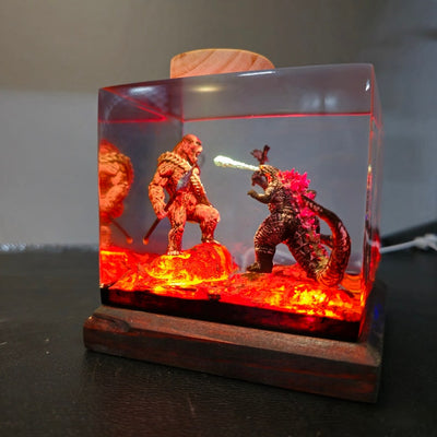 King Kong x Godzilla Lamp