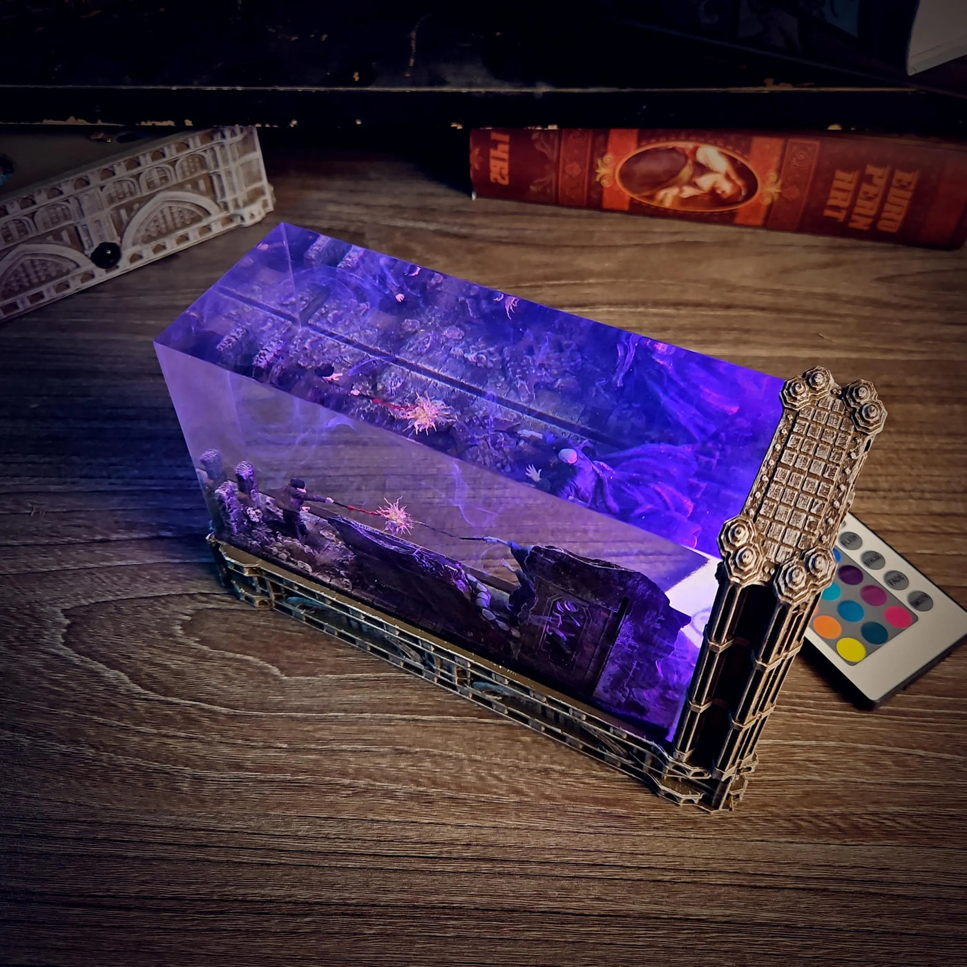 Harry and Voldemort Resin Lamp