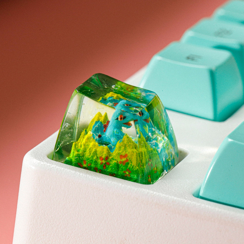 Pokemon - Totodie Artisan Keycap