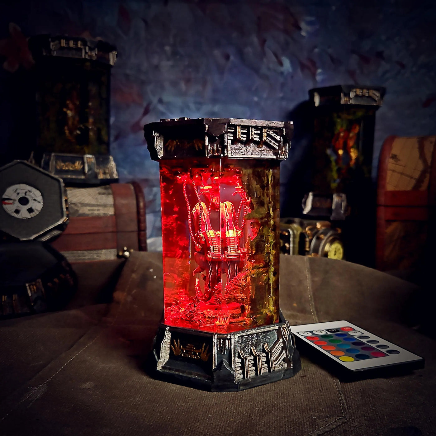 Raptor Jurassic World Resin Lamp