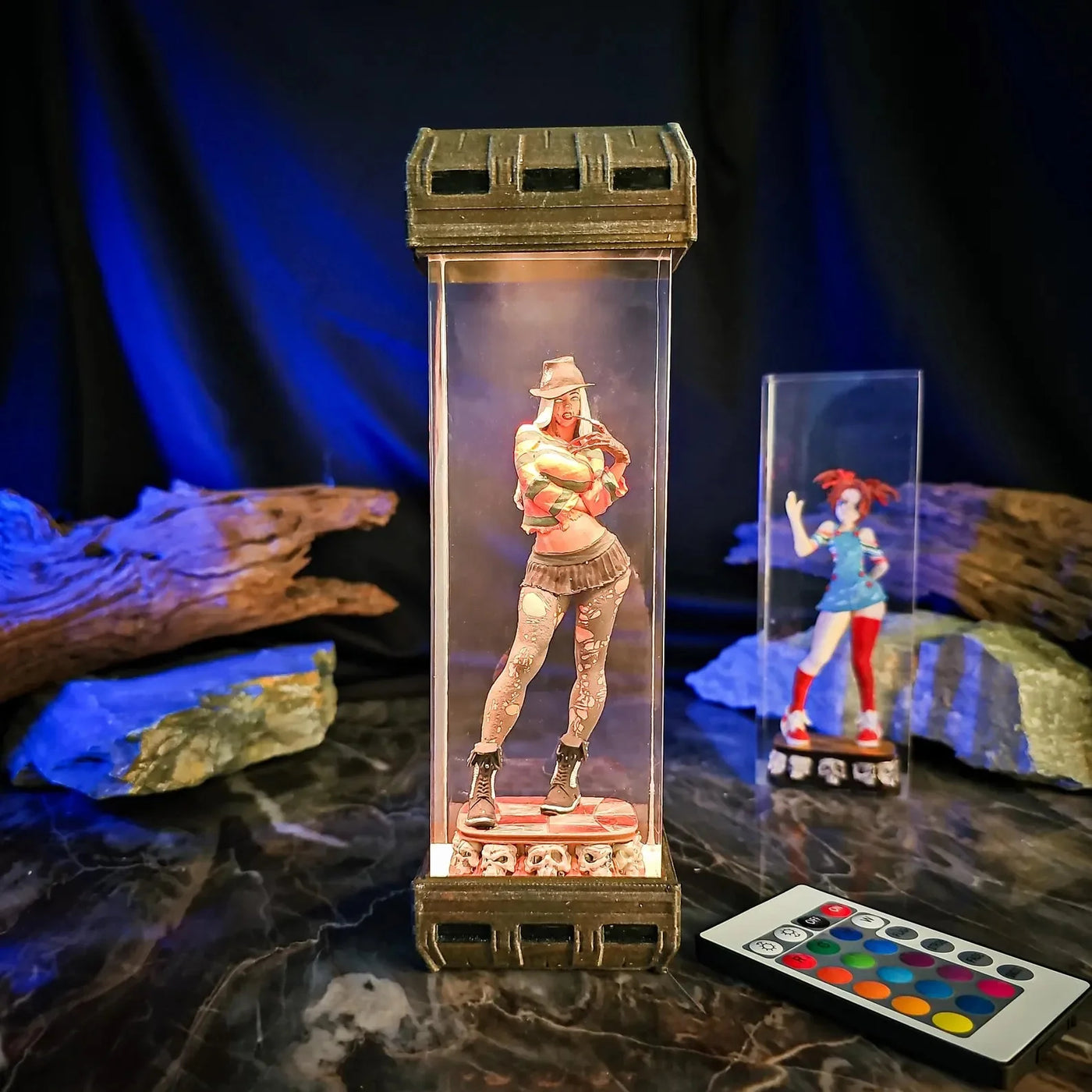 Girl Freddy Krueger A Nightmare on Elm Stree Resin Lamp