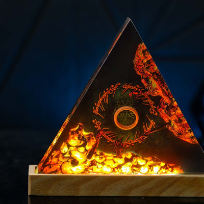 Dark Ring Lord of the Rings Resin Lamp