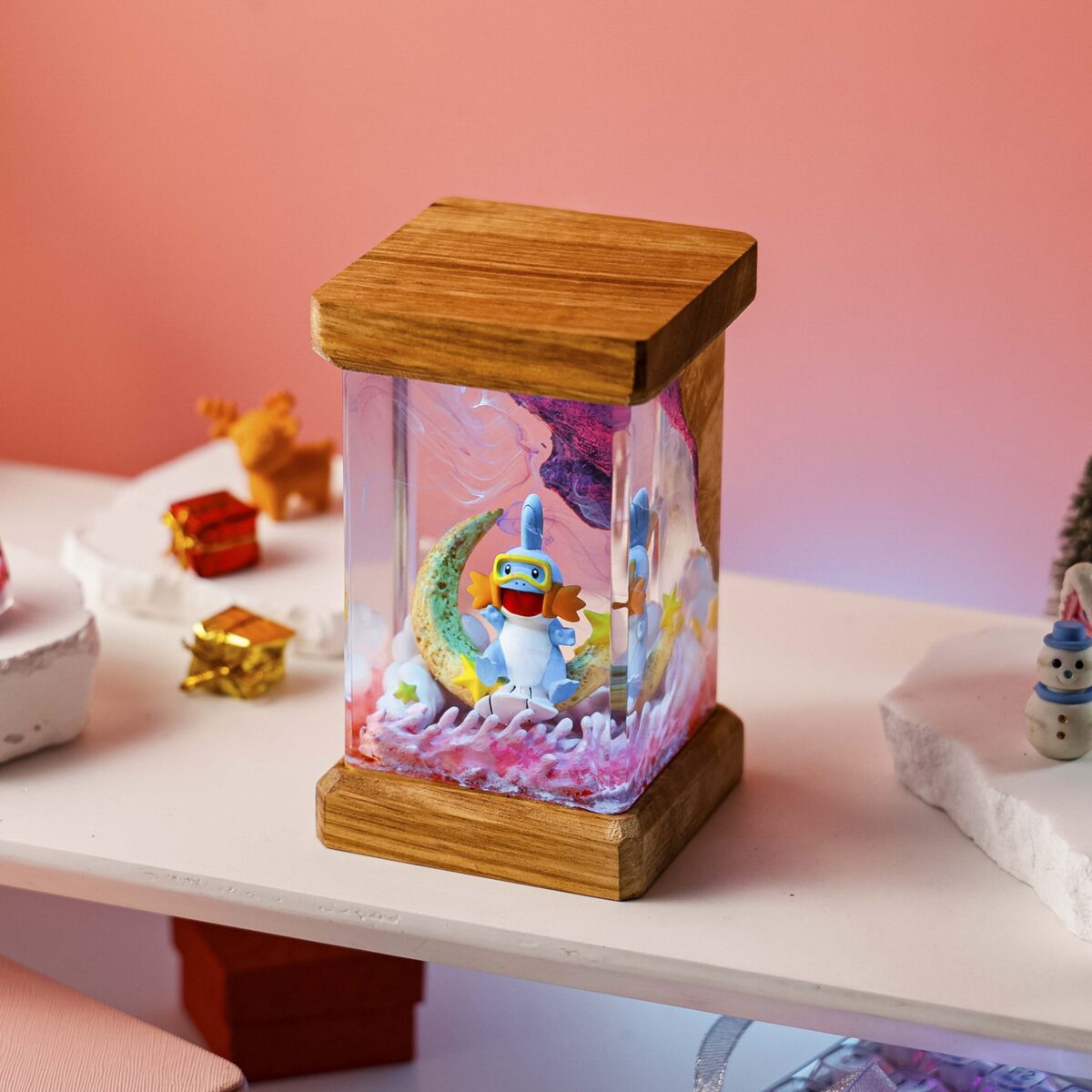 Mudpik Pokemon Resin Diorama Lamp