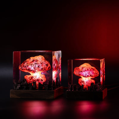 Explosion Atomic Bomb Resin Lamp