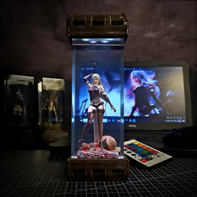 A2 NieR Automata Resin Lamp