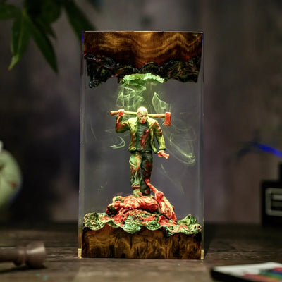 Jason Voorhees Friday the 13th Halloween Resin Lamp