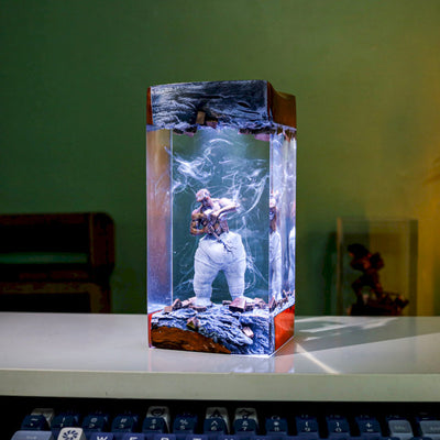 Self-Made Man Statue Epoxy Night Lamp Ver 2