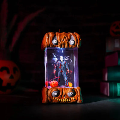 Jason Voorhees Friday the 13th Halloween Pumpkin Resin Lamp