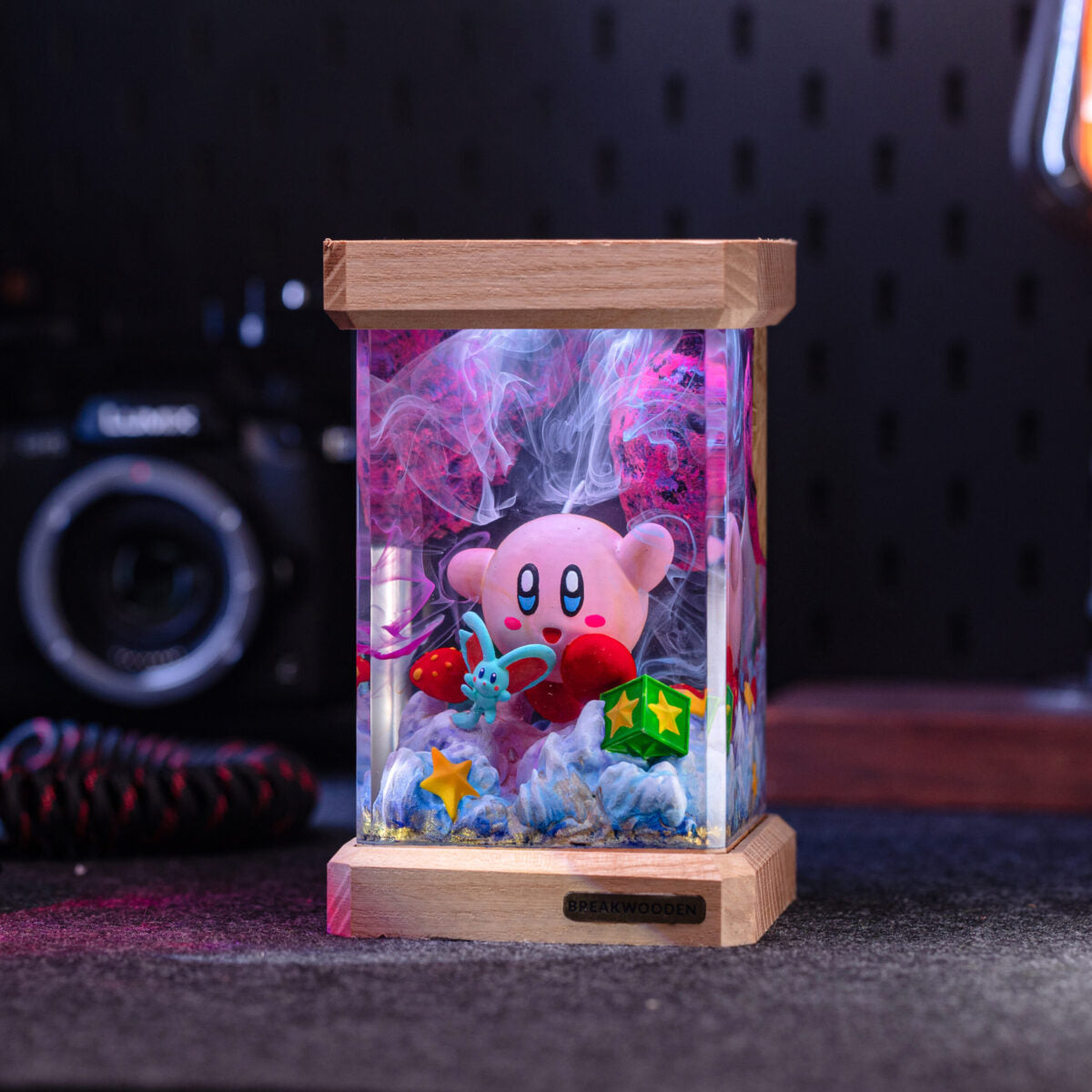 Kirby Pokemons Resin Lamp