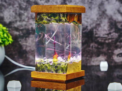 Chosen Undead Dark Souls Resin Lamp