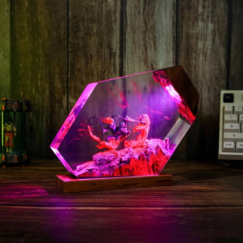 Devil Rider Epoxy Night Light