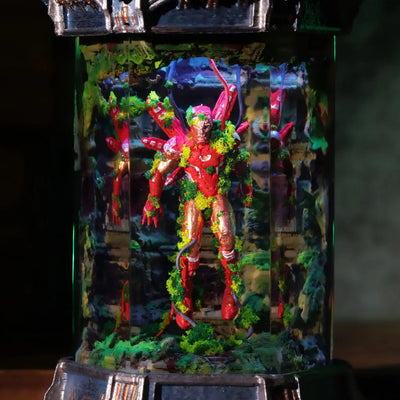 Rusted Iron Man Chamber Resin Lamp