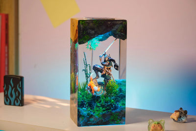 Jin Sakai Ghost of Tsushima Resin Lamp