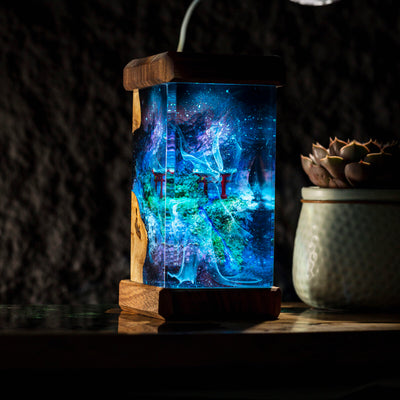 Galaxy Torii Gate Resin Lamp