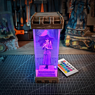 Wednesday Addams Resin lamp