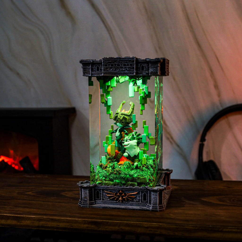 Zelda Midna & Wolf Link Night Lamp