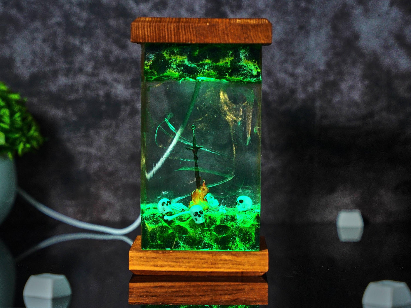 Chosen Undead Dark Souls Resin Lamp