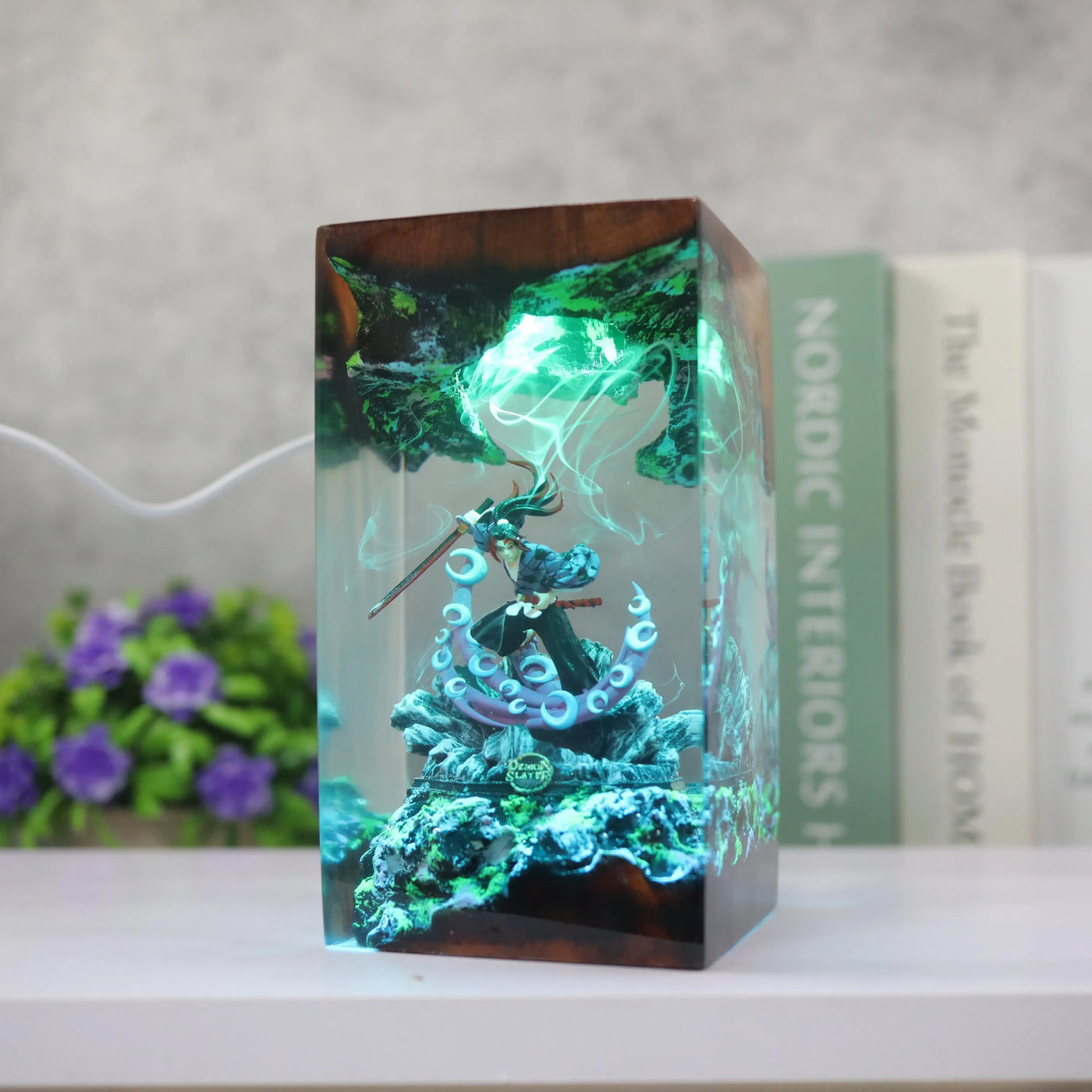 Kokushibo Demon Slayer Resin Lamp