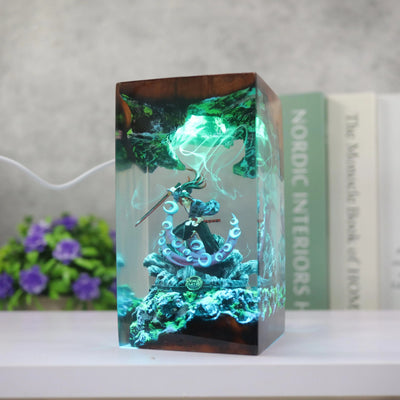 Kokushibo Demon Slayer Resin Lamp