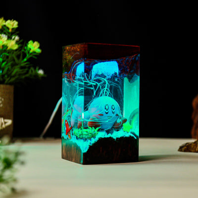 Kirby Super Star Resin Lamp