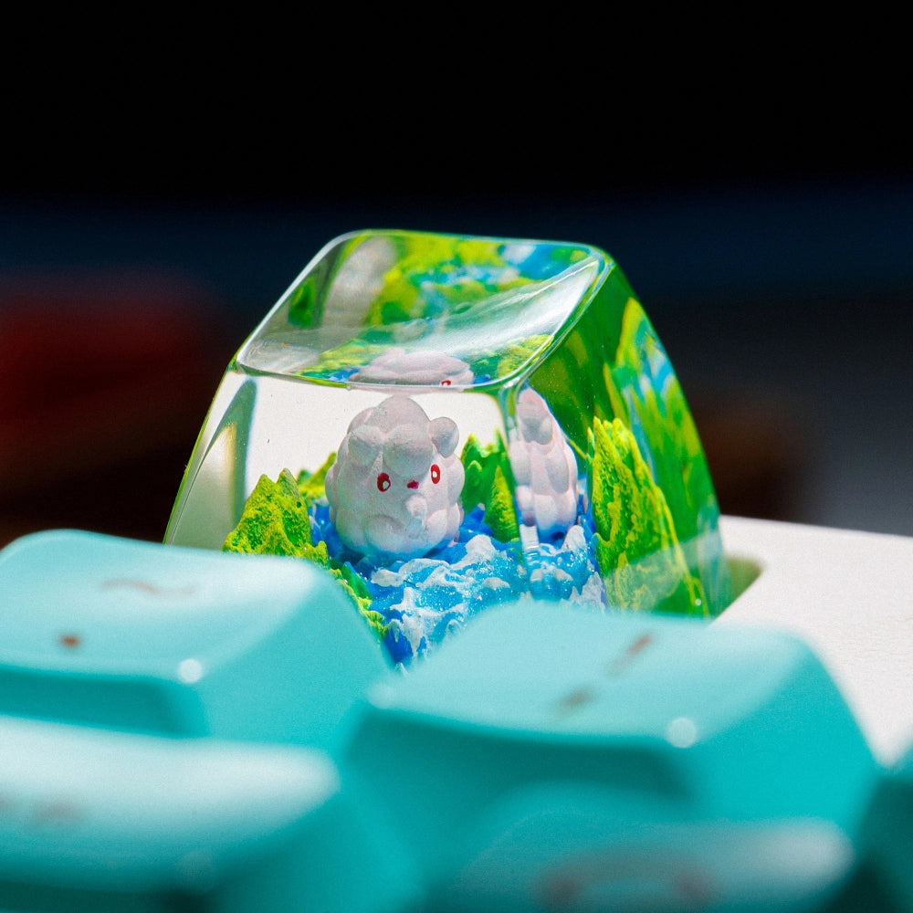 Pokemon - Swirlix Artisan Keycap
