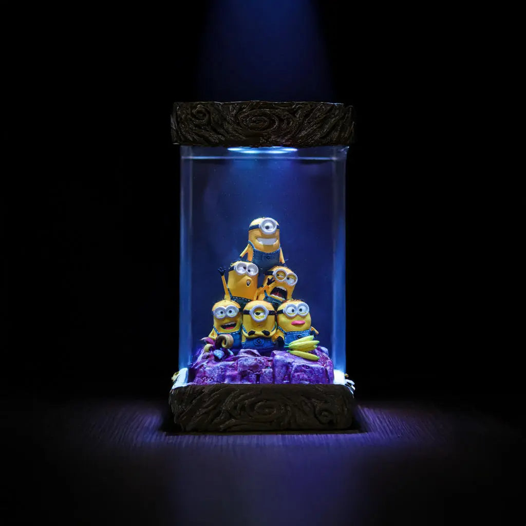 Minions Resin Lamp