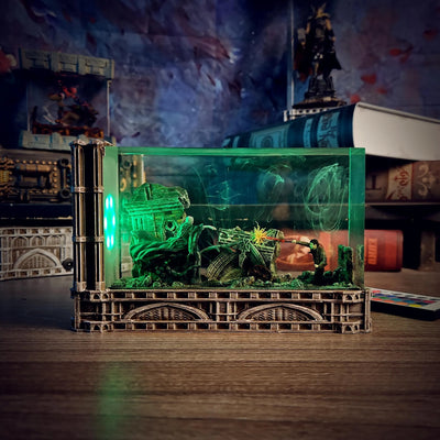 Harry and Voldemort Resin Lamp