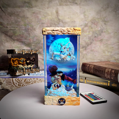 Luffy Bounce Man Nika One Piece Resin lamp