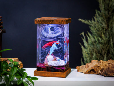 Salamence Pokemon Resin Lamp