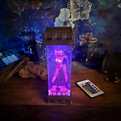 Jason Girl Horror Resin Lamp