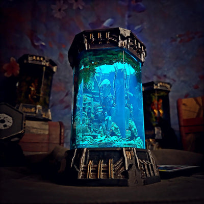 Raptor Jurassic World Resin Lamp