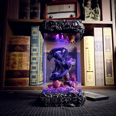 Alien Space Monster Resin Lamp