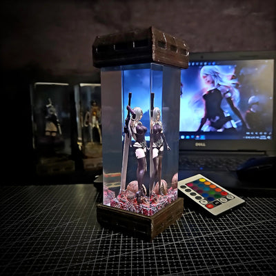 A2 NieR Automata Resin Lamp