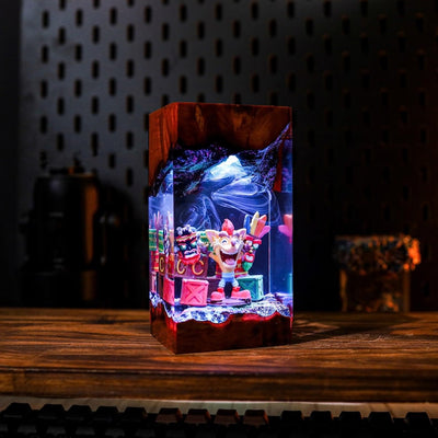 Devil Rider Epoxy Night Light