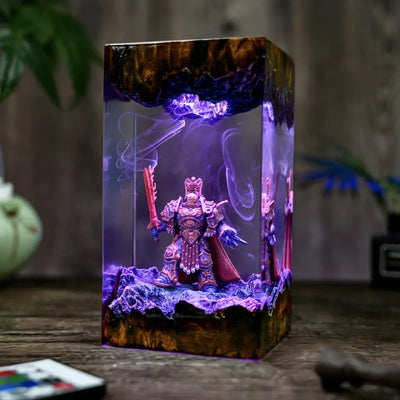 Emperor of The Mankind Warhammer Resin Lamp