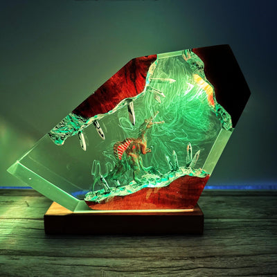 Spinosaurus Jurassic Park III Resin Lamp