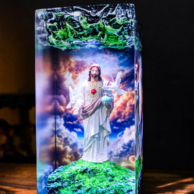 Jesus Resin Epoxy Resin Lamp