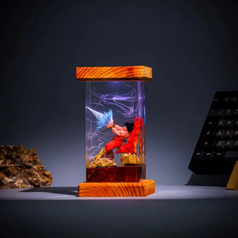 Goku Kamehameha Dragon Ball Resin Lamp