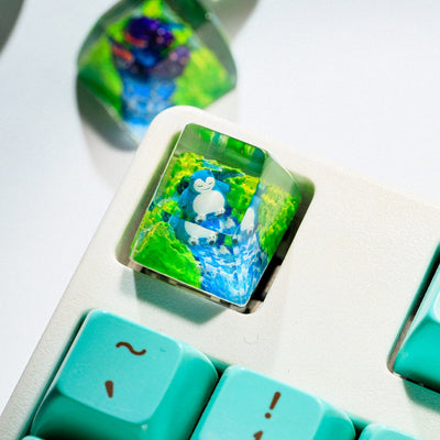 Pokemon - Snolax Artisan Keycap  9
