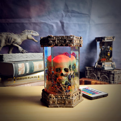 Skull Resin Lamp