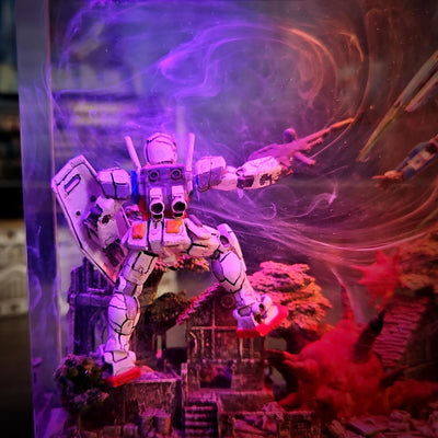 Gundam Battle Resin Lamp