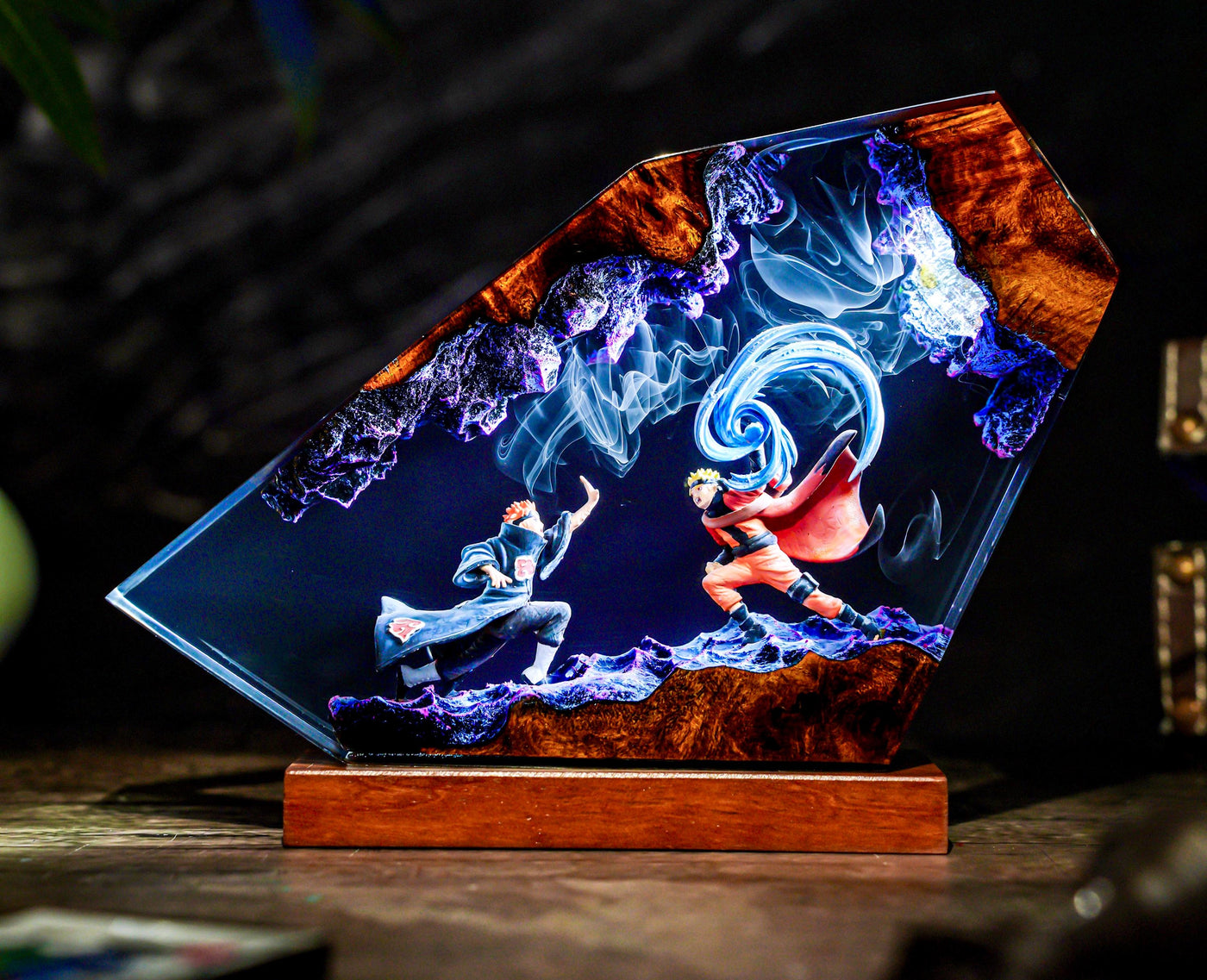 Naruto Shippuden vs Pain Akatsuki Resin Lamp