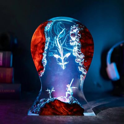 Noctis vs Leviathan Final Fantasy XV Stand Resin Lamp