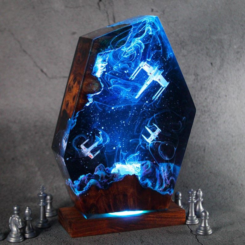 Star wars Epoxy Desk Lamp
