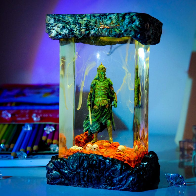 Death Kings Resin Lamp