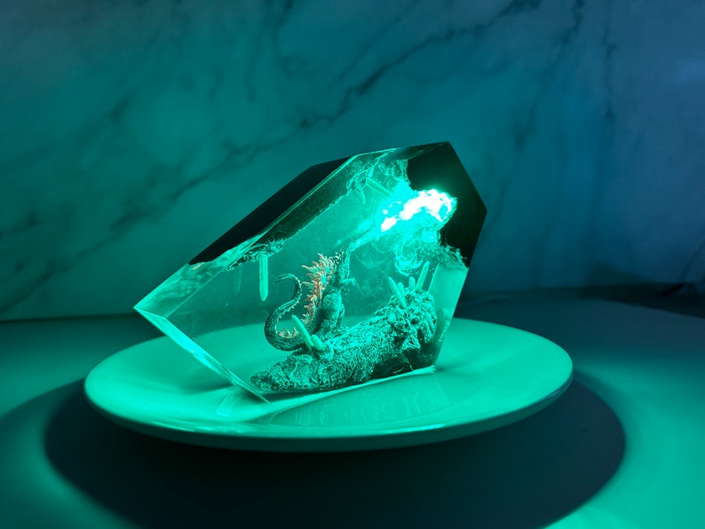 Monster Godzilla Resin Lamp