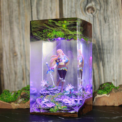 Princess Zelda Resin Lamp