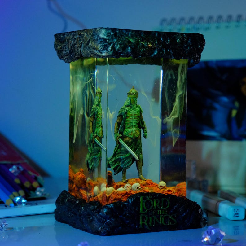 Death Kings Resin Lamp